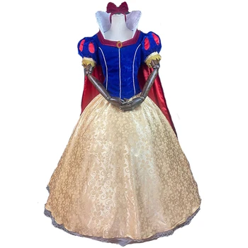 Высококачественный косплей Костюм Снежной Принцессы для Хэллоуина Платье для взрослых женщин на заказ